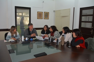 Visita de Prof. Dr. Gerardo                                Echeíta