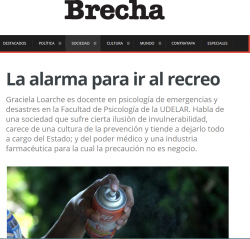 "La alarma para ir al recreo"