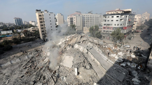  La ciudad de Gaza tras un bombardeo a principios de octubre. | Commons Wikimedia 