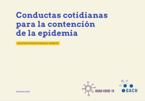 Recomendaciones del GUIAD-COVID-19 frente a evolución de contagios