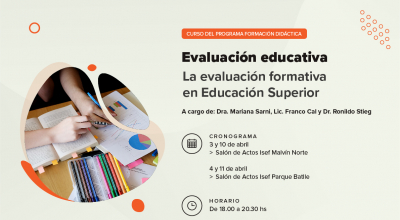 Evaluación educativa. La evaluación formativa en Educación Superior