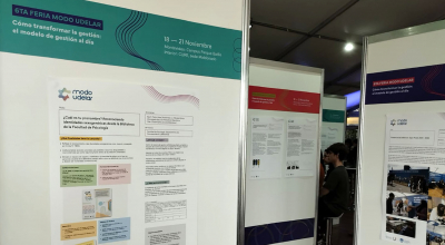 La Biblioteca de la Facultad de Psicología presentó póster sobre el proyecto ¿Cuál es tu pronombre? en la VI Feria Modo Udelar