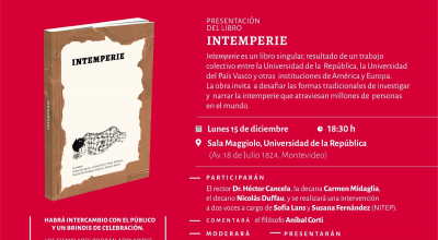 Presentación del libro "Intemperie"