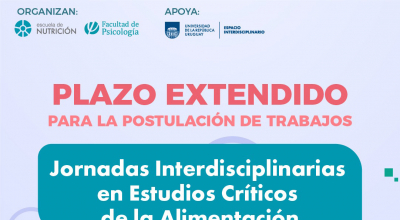 Convocatoria a presentación de trabajos para las I Jornadas Interdisciplinarias en Estudios Críticos de la Alimentación