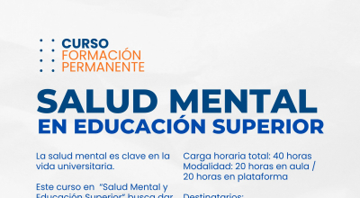 afiche de difusión de la actividad