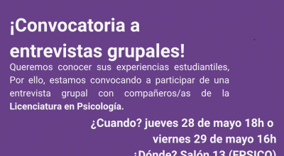imagen de difusión de la convocatoria