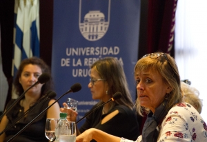 Mesa de diálogo «La perspectiva de género en la Udelar». Foto: Richard Paiva-UCUR.