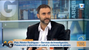 Captura de pantalla de Néstor Rodriguez en "Arriba Gente".