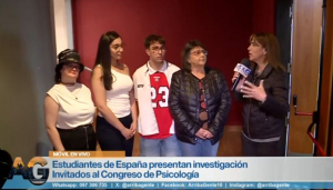 "Investigación de estudiantes de Santiago de Compostela en Congreso de Psicología"