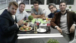 Del discurso al femicidio. En la foto: Pablo Laurta, acompañado de Agustín Laje y Nicolás Márquez. Foto: x