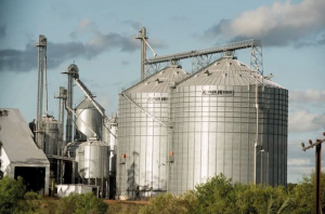 Instalaciones de una empresa arrocera en Treinta y Tres. Foto: Ricardo Antúnez, adhocFOTOS