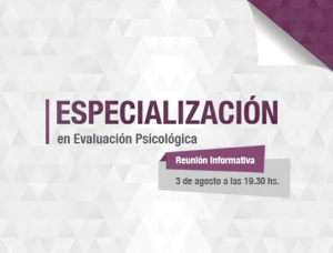 Pre-inscriptos a la Especialización en Evaluación Psicológica