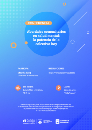 Afiche de difusión de la conferencia