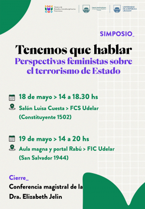 afiche de difusión de la actividad