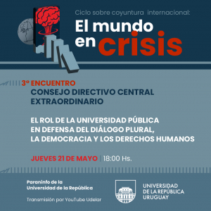 afiche de difusión del evento