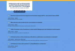 II Semana de la Extensión de la Facultad de Psicología 2025