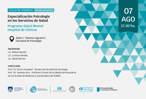 afiche de difusión de la actividad