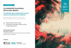 afiche de difusión de la conferencia