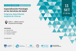 afiche de difusión de la actividad