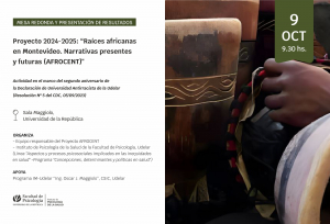 afiche de difusión de la actividad