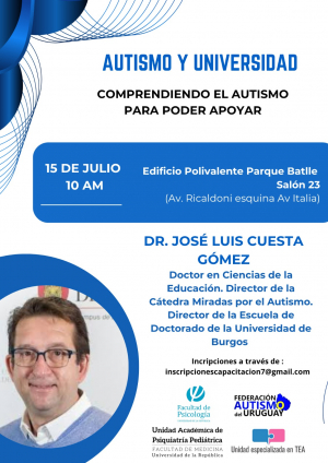 afiche de difusión de la actividad