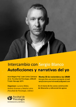 Intercambio con Sergio Blanco