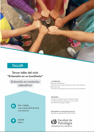 afiche de la actividad