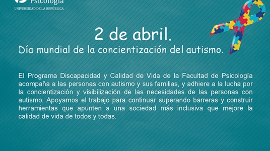 Día mundial de la concientización del autismo