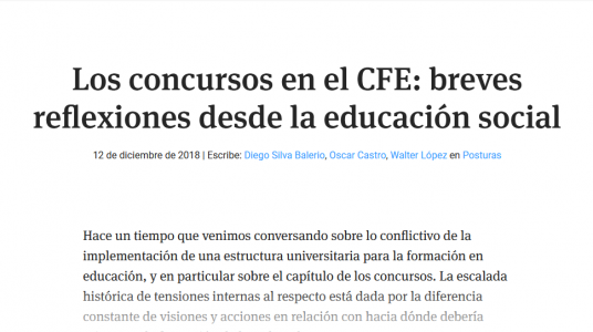 Consejo de Formación en Educación (CFE)