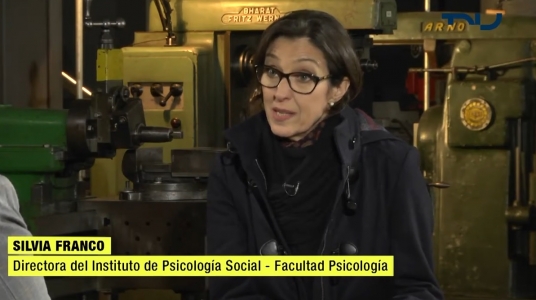 Captura de Pantalla. Dra. Silvia Franco en el programa Tripaliare de TNU.