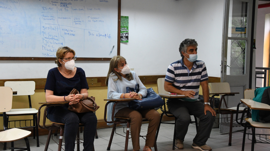 Prof. Mag. Olga Infante y Dra. Ma del Carmen Llanta (Cuba) desarrollan actividades académicas en la Facultad de Psicología