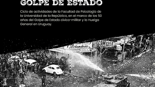 afiche de difusión de las actividades por los 50 años del Golpe de Estado