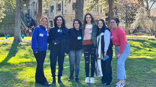 Michaela Scherschel, Thalisson Vinicius, Lucía Guerrieri, Michaela Meyer, Ailin Zeltman y Eloísa Barquin