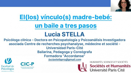 Conferencia “El(los) vínculo(s) madre-bebé: un baile a tres pasos”