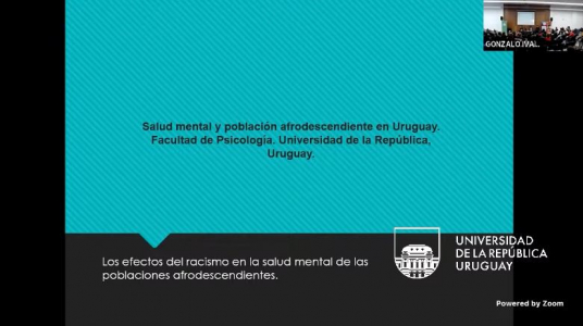 Conferencia “Los efectos del estigma en la salud mental de la población afrodescendiente desde una perspectiva de género”