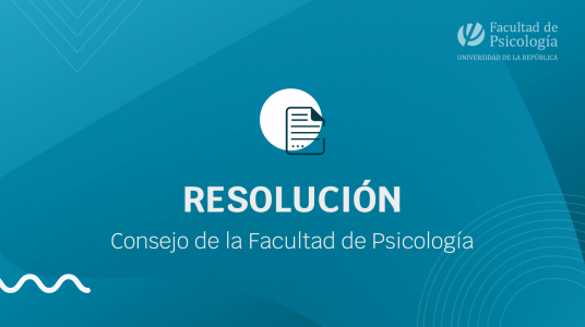 Resolución del Consejo de la Facultad con fecha 4 de marzo de 2024 sobre la baja del Proyecto "Lectura Prosódica" y un horario de la UCO "Inicio a la Formación en Psicología"