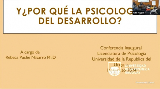 Conferencia inaugural de Psicología del Desarrollo "¿Y por qué la Psicología del Desarrollo?"