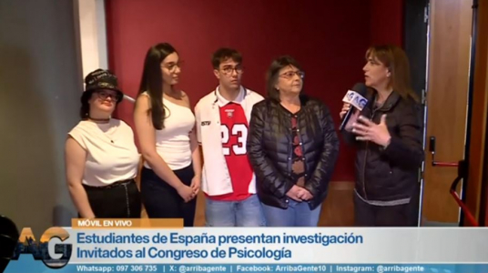 "Investigación de estudiantes de Santiago de Compostela en Congreso de Psicología"