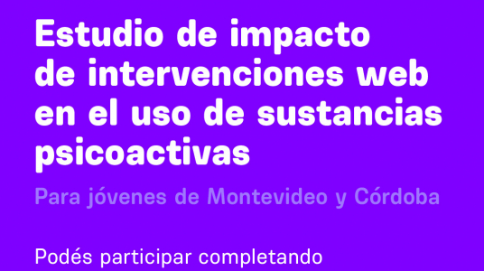 Convocatoria a jóvenes para investigación sobre reducción de riesgos en el consumo de sustancias psicoactivas