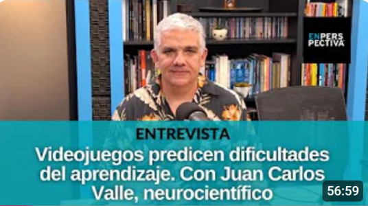 "Videojuegos para detección temprana de problemas de lectura: Con Juan Carlos Valle, neurocientífico y uno de los desarrolladores de la app Lexiland"