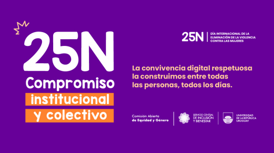 25N: Campaña de la Udelar en rechazo de la violencia digital