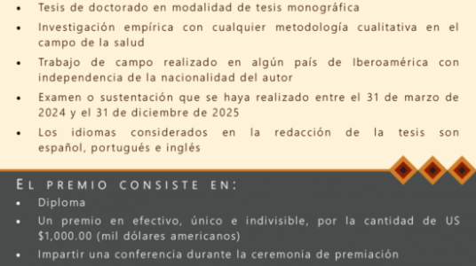 afiche de difusión de la convocatoria