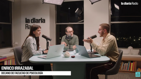Enrico Irrazábal, decano de la Facultad de Psicología, habló en Casi Mañana