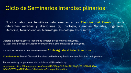 afiche de difusión del Ciclo de Seminarios