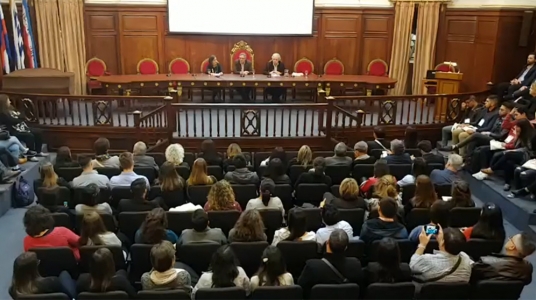 Apertura y Conferencia Inaugural del VI CIAPOT en el Paraninfo de la Universidad de la República