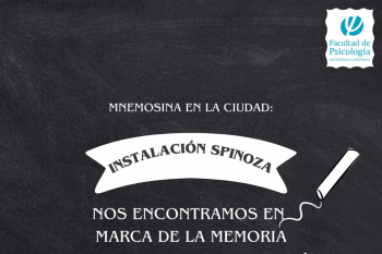 Afiche de difusión de la Instalación Spinoza