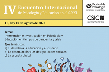 IV Encuentro Internacional de Psicología y Educación en el Siglo XXI