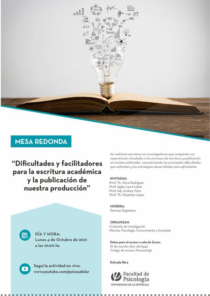 Dificultades y facilitadores para la escritura académica y la publicación de nuestra producción