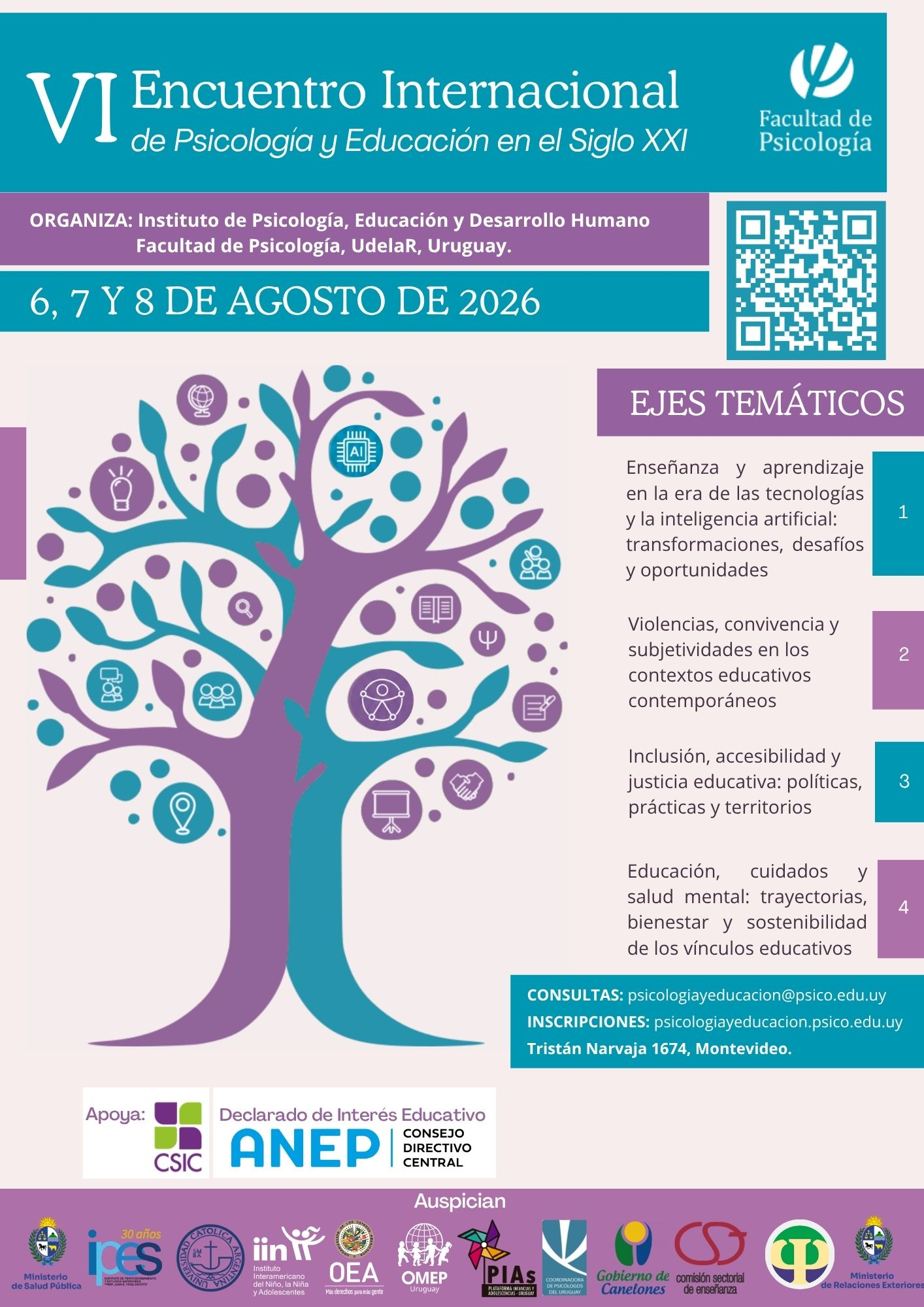 VI Encuentro de Psicología y Educación en el siglo XXI