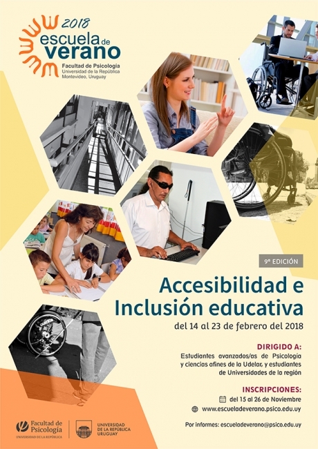 Afiche de difusión de la 9na Escuela de Verano